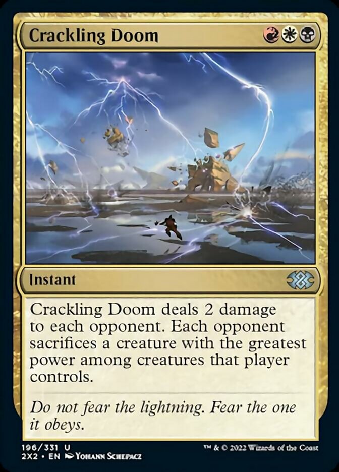 Crackling Doom [Double Masters 2022] | Webway Games
