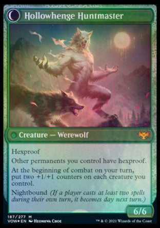 Avabruck Caretaker // Hollowhenge Huntmaster [Innistrad: Crimson Vow Prerelease Promos] | Webway Games