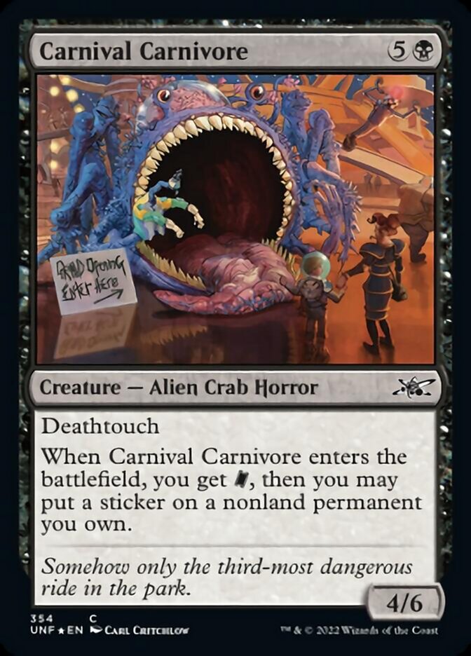 Carnival Carnivore (Galaxy Foil) [Unfinity] | Webway Games