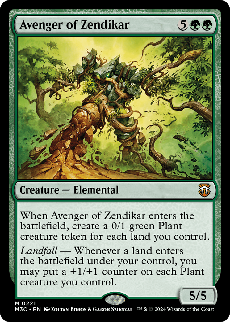Avenger of Zendikar (Ripple Foil) [Modern Horizons 3 Commander] | Webway Games