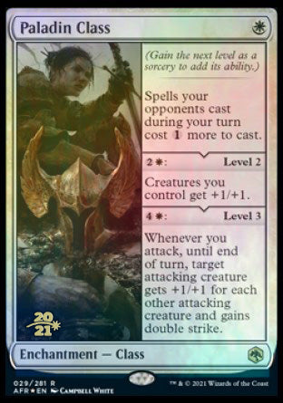 Paladin Class [Dungeons & Dragons: Adventures in the Forgotten Realms Prerelease Promos] | Webway Games