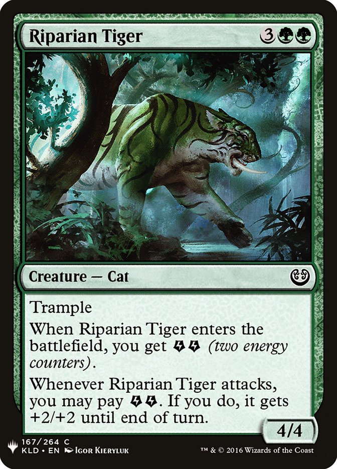 Riparian Tiger [Mystery Booster] | Webway Games