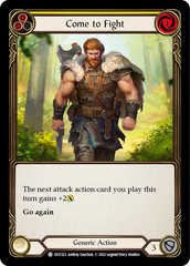Come to Fight (Yellow) [OUT223] (Outsiders) | Webway Games