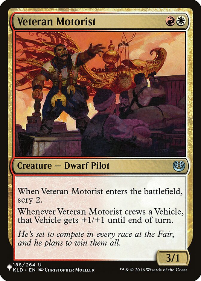 Veteran Motorist [The List] | Webway Games