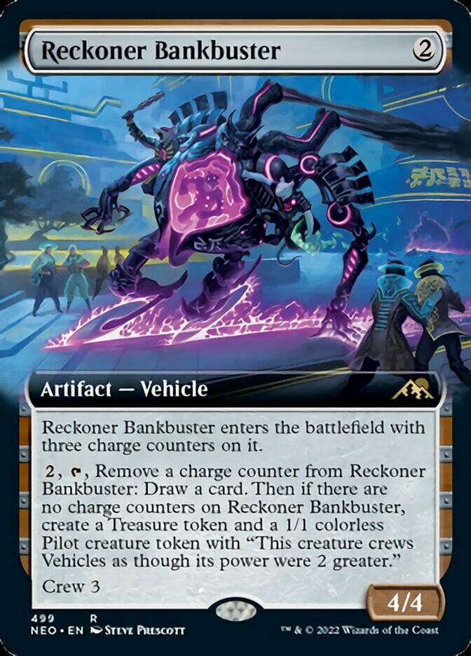 Reckoner Bankbuster (Extended Art) [Kamigawa: Neon Dynasty] | Webway Games