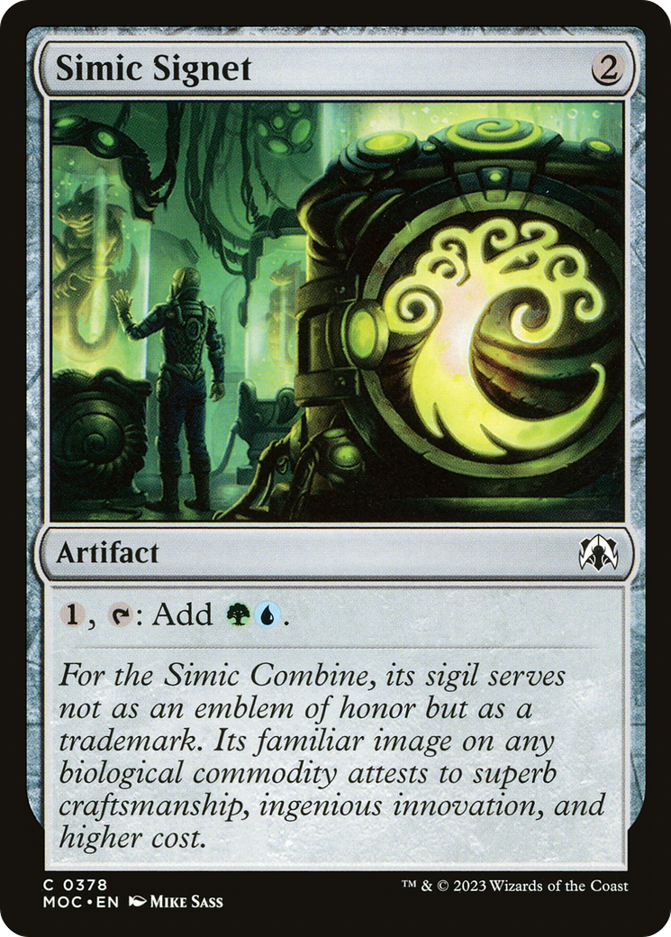 Simic Signet [March of the Machine Commander] | Webway Games