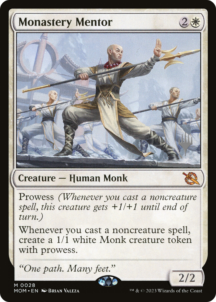 Monastery Mentor (Promo Pack) [March of the Machine Promos] | Webway Games