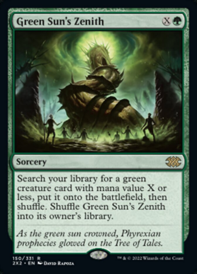 Green Sun's Zenith [Double Masters 2022] | Webway Games