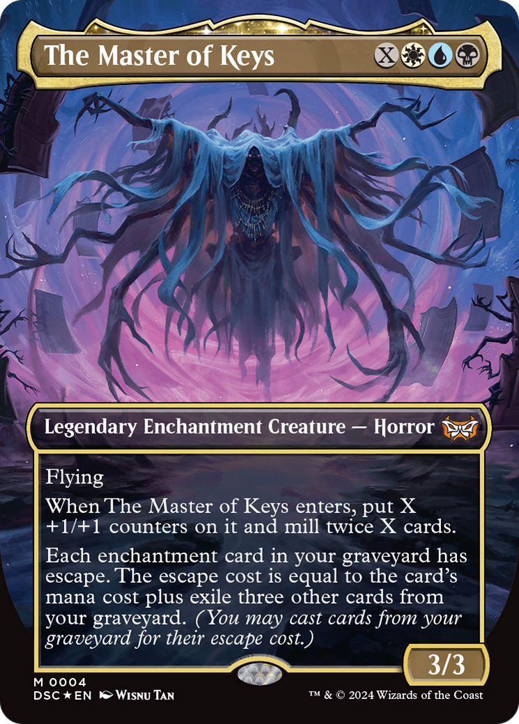 The Master of Keys (Borderless) [Duskmourn: House of Horror Commander] | Webway Games