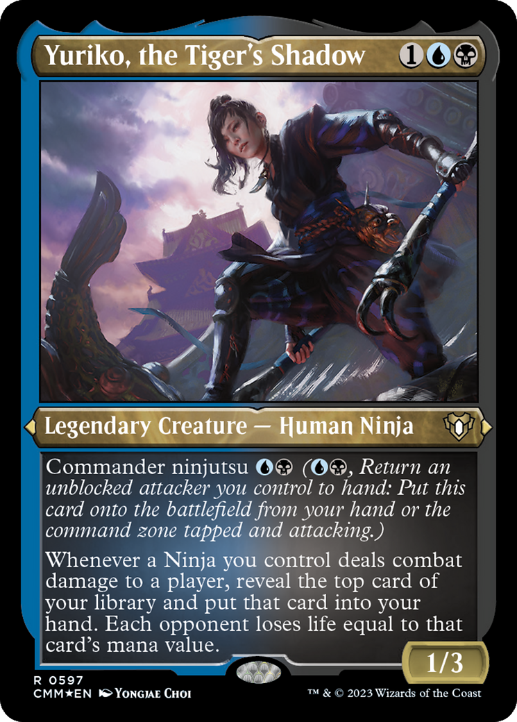 Yuriko, the Tiger's Shadow (Foil Etched) [Commander Masters] | Webway Games
