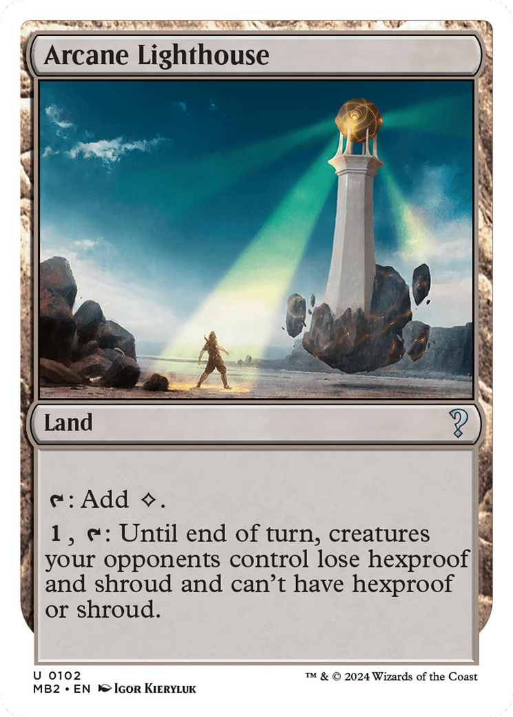 Arcane Lighthouse (White Border) [Mystery Booster 2] | Webway Games