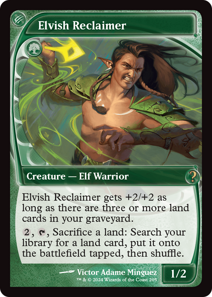 Elvish Reclaimer (Future Sight) [Mystery Booster 2] | Webway Games