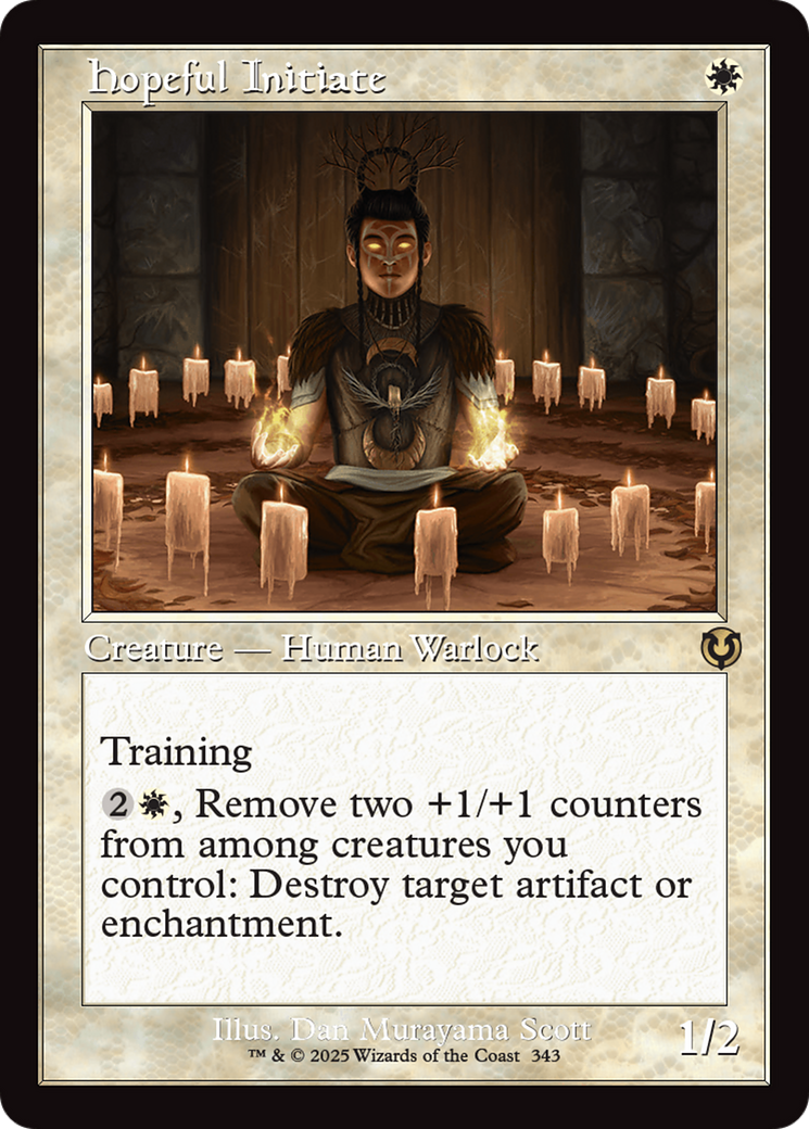 Hopeful Initiate (Retro Frame) [Innistrad Remastered] | Webway Games