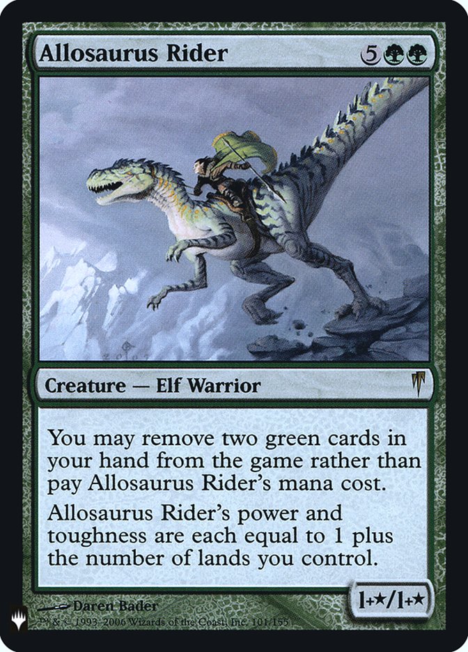 Allosaurus Rider [Mystery Booster] | Webway Games