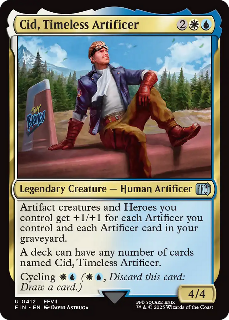 Cid, Timeless Artificer (0412) [FINAL FANTASY] | Webway Games