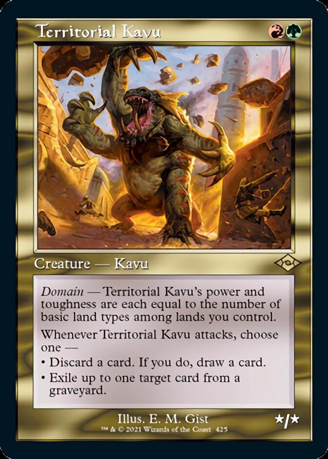 Territorial Kavu (Retro Foil Etched) [Modern Horizons 2] | Webway Games