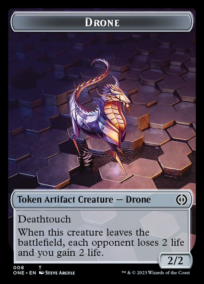 Drone Token [Phyrexia: All Will Be One Tokens] | Webway Games