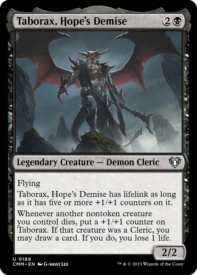 Taborax, Hope's Demise [Commander Masters] | Webway Games