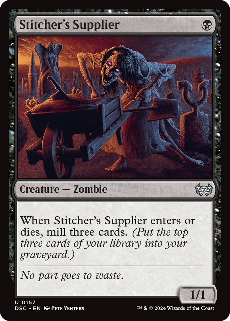 Stitcher's Supplier [Duskmourn: House of Horror Commander] | Webway Games