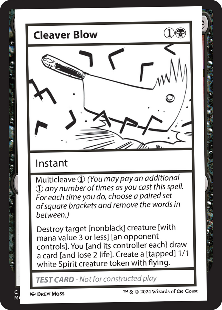 Cleaver Blow [Mystery Booster 2 Playtest Cards] | Webway Games