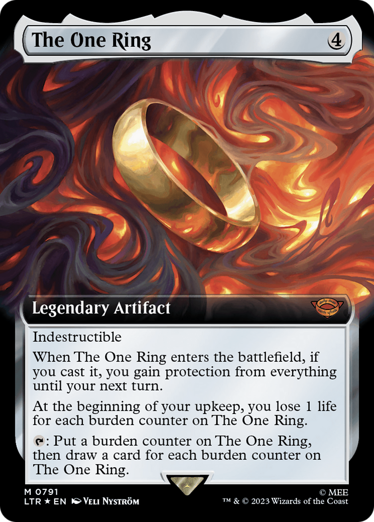 The One Ring (Extended Art) (Surge Foil) [The Lord of the Rings: Tales of Middle-Earth] | Webway Games