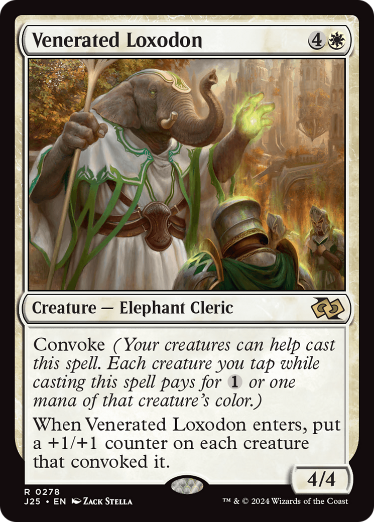 Venerated Loxodon [Foundations Jumpstart] | Webway Games