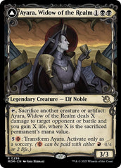 Ayara, Widow of the Realm // Ayara, Furnace Queen (Showcase Planar Booster Fun) [March of the Machine] | Webway Games