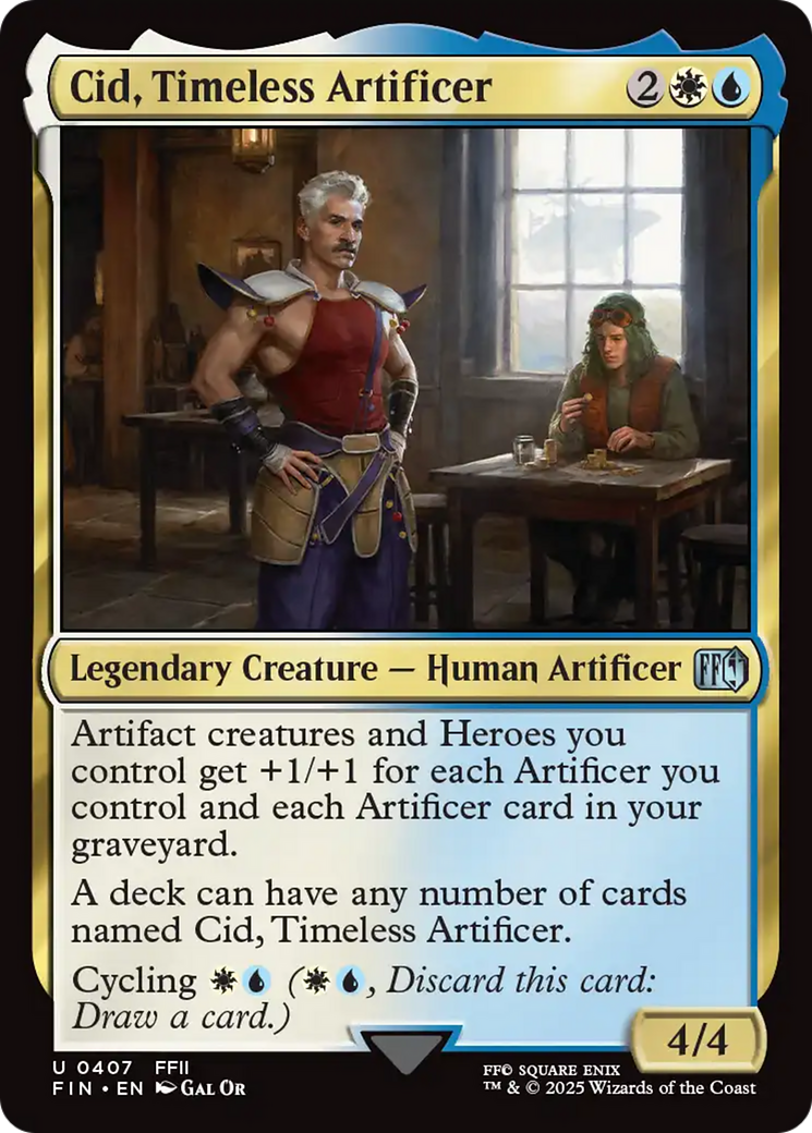 Cid, Timeless Artificer (0407) [FINAL FANTASY] | Webway Games