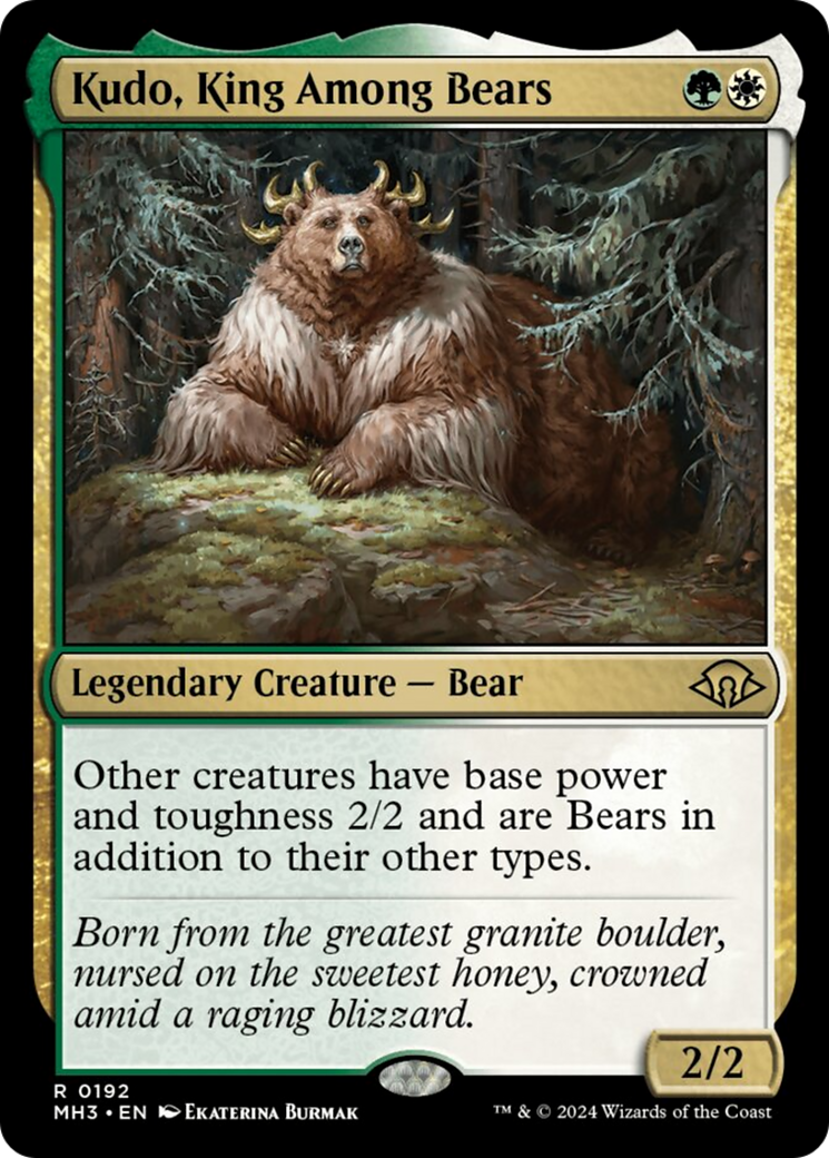 Kudo, King Among Bears [Modern Horizons 3] | Webway Games