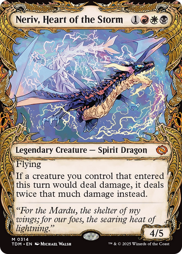 Neriv, Heart of the Storm (Showcase) [Tarkir: Dragonstorm] | Webway Games