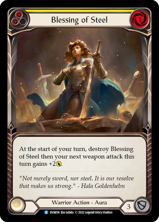 Blessing of Steel (Yellow) [DYN074] (Dynasty) | Webway Games
