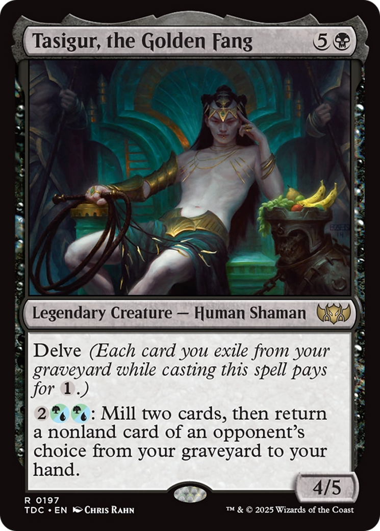 Tasigur, the Golden Fang [Tarkir: Dragonstorm Commander] | Webway Games