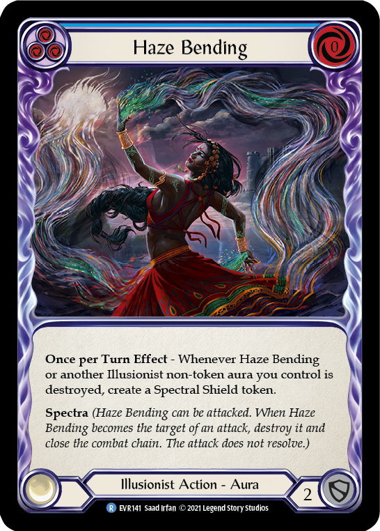 Haze Bending (Blue) [EVR141] (Everfest)  1st Edition Normal | Webway Games