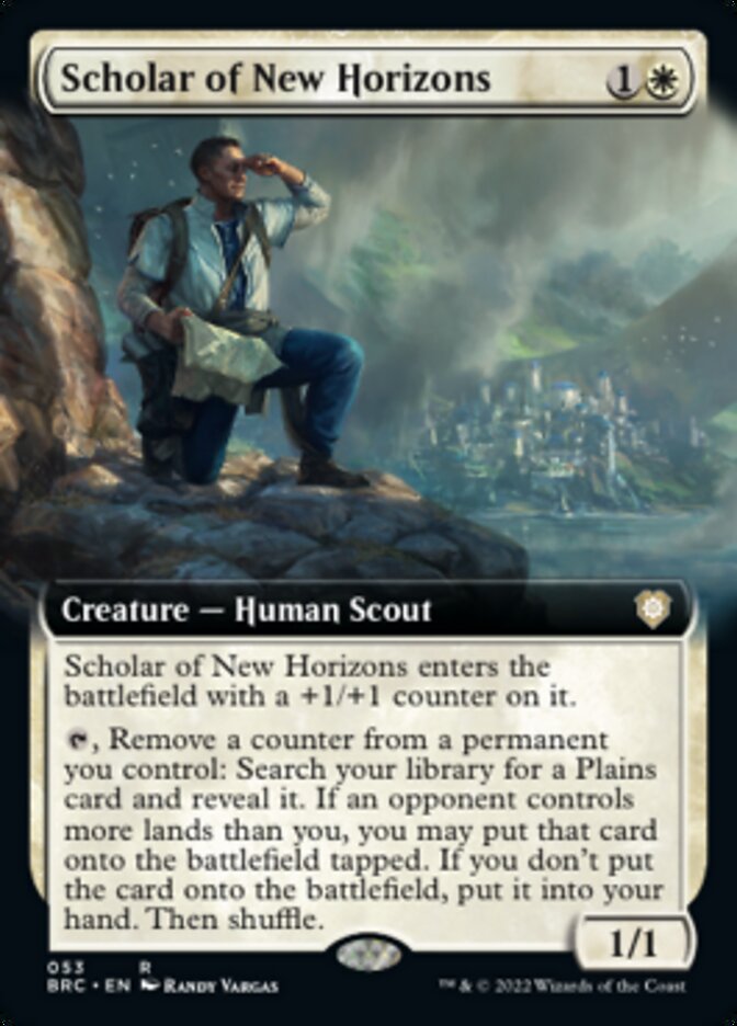 Scholar of New Horizons (Extended Art) [The Brothers' War Commander] | Webway Games