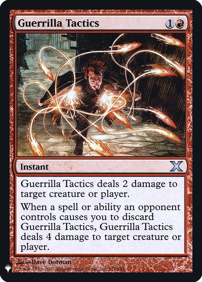 Guerrilla Tactics [Mystery Booster] | Webway Games