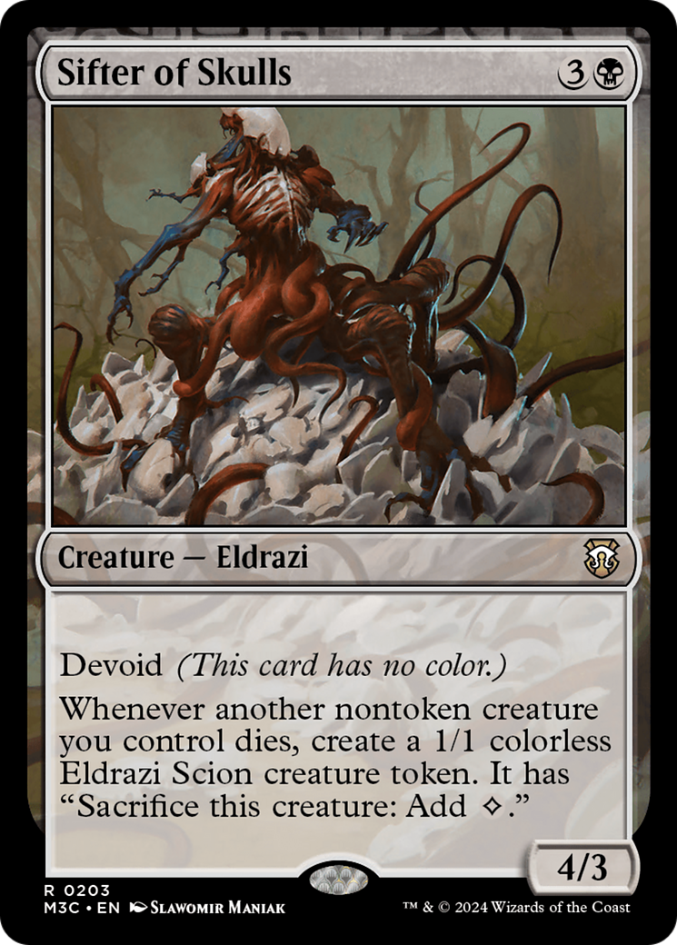 Sifter of Skulls (Ripple Foil) [Modern Horizons 3 Commander] | Webway Games