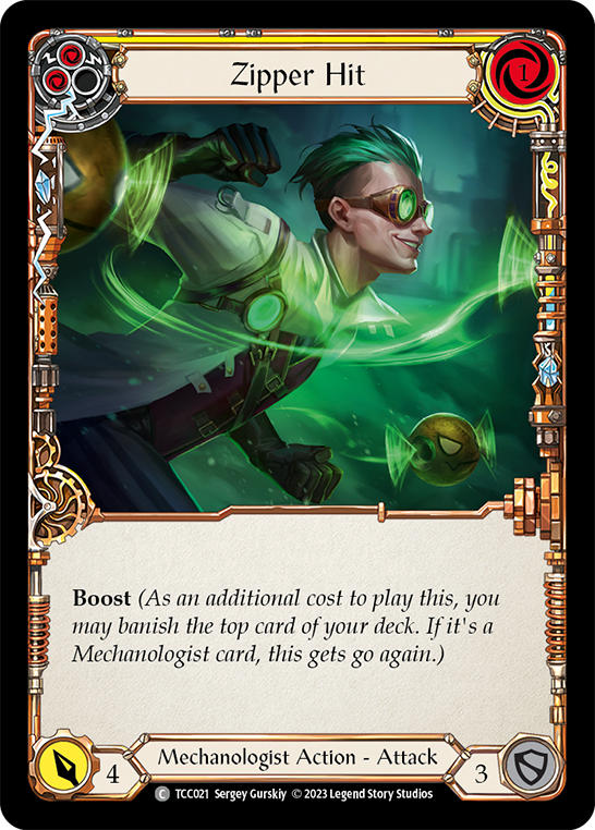 Zipper Hit (Yellow) [TCC021] (Round the Table: TCC x LSS) | Webway Games