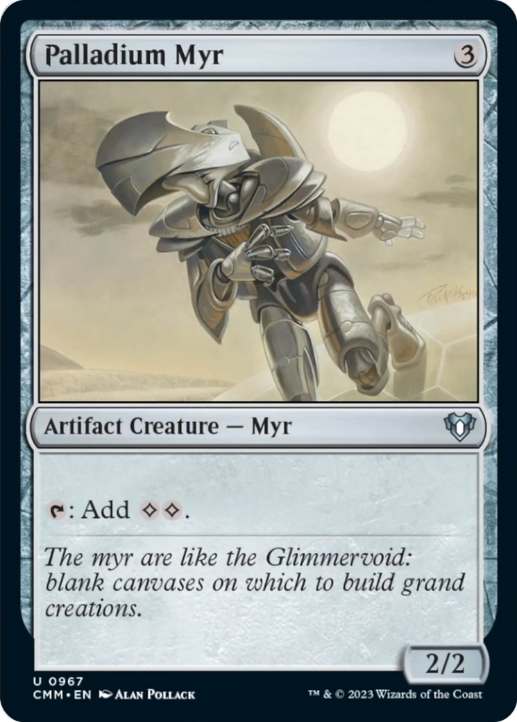 Palladium Myr [Commander Masters] | Webway Games