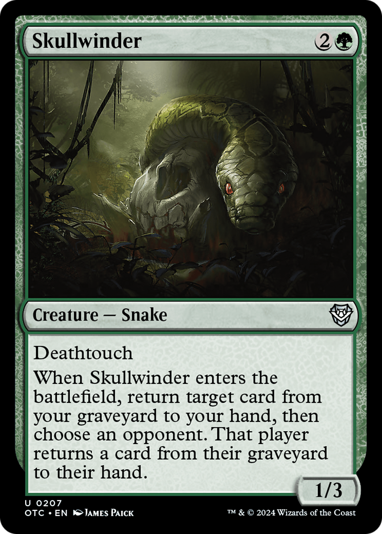Skullwinder [Outlaws of Thunder Junction Commander] | Webway Games