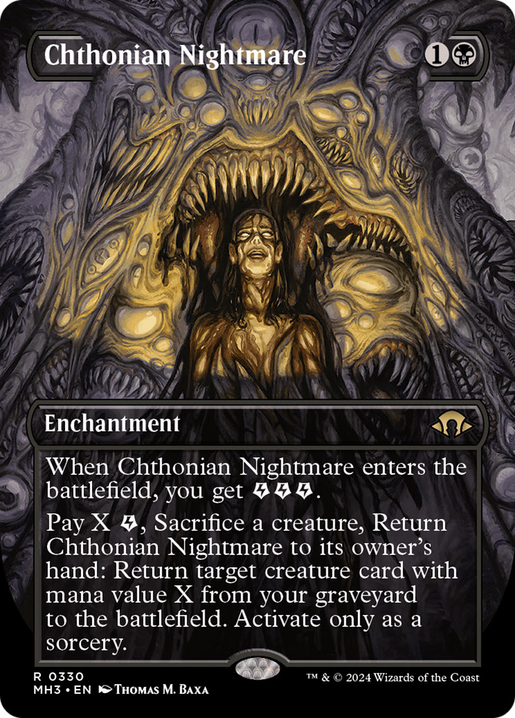 Chthonian Nightmare (Borderless) [Modern Horizons 3] | Webway Games