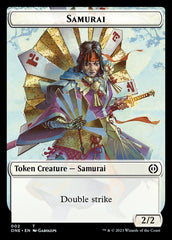 Rebel // Samurai Double-Sided Token [Phyrexia: All Will Be One Tokens] | Webway Games