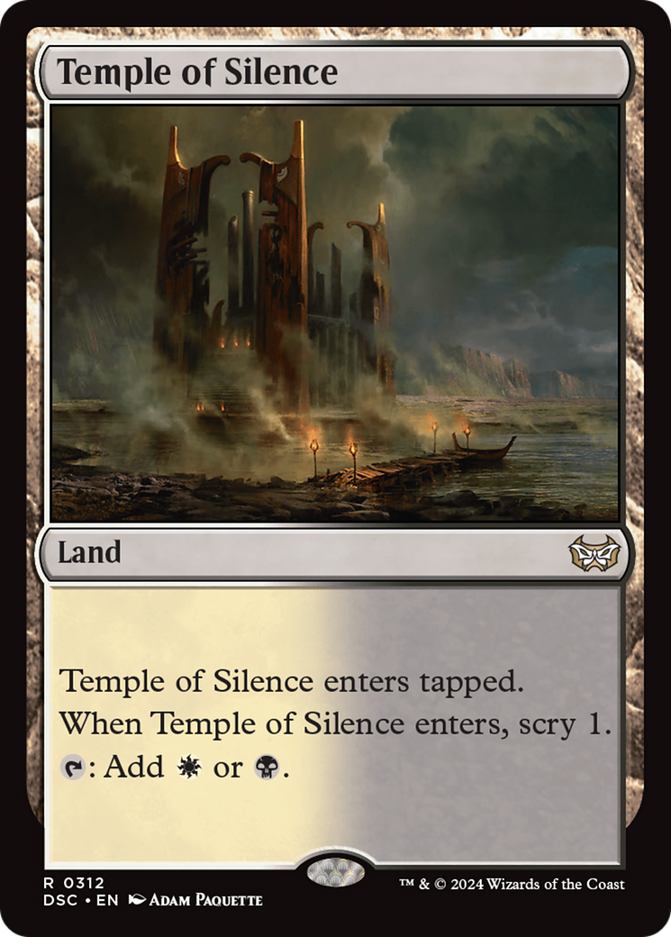 Temple of Silence [Duskmourn: House of Horror Commander] | Webway Games