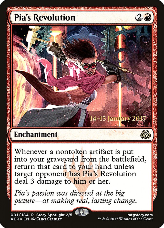 Pia's Revolution [Aether Revolt Prerelease Promos] | Webway Games