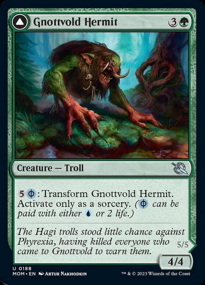 Gnottvold Hermit // Chrome Host Hulk [March of the Machine] | Webway Games