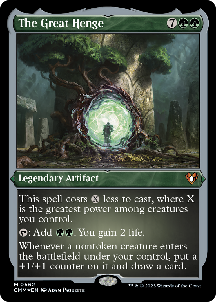 The Great Henge (Foil Etched) [Commander Masters] | Webway Games