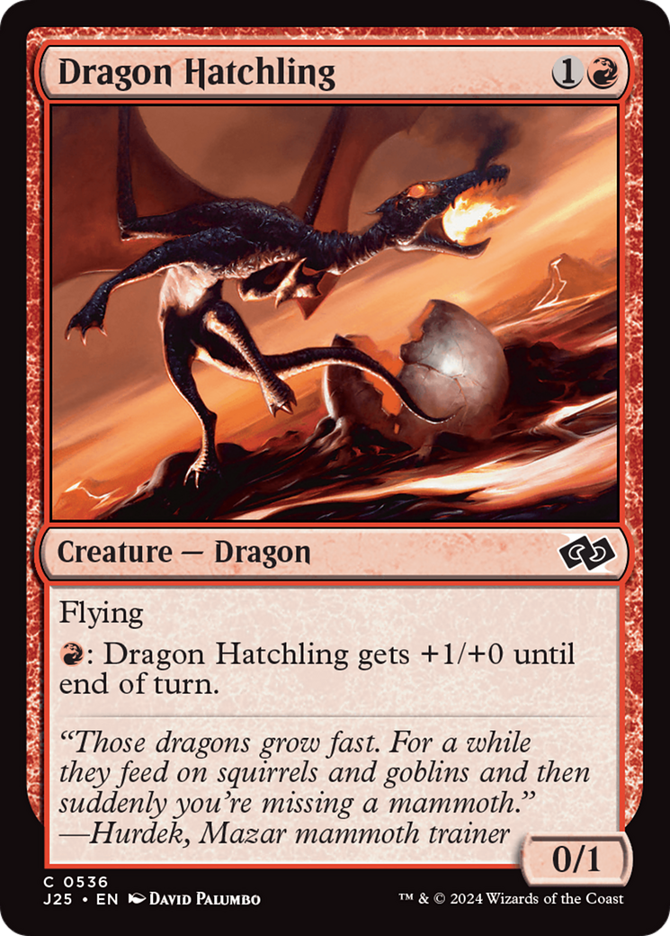 Dragon Hatchling [Foundations Jumpstart] | Webway Games