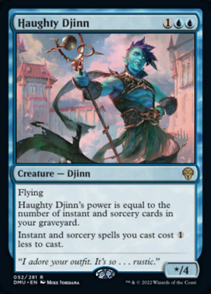 Haughty Djinn (Promo Pack) [Dominaria United Promos] | Webway Games