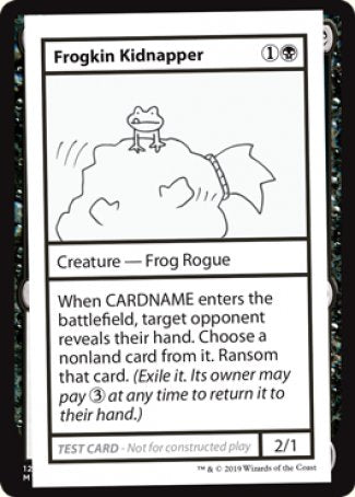 Frogkin Kidnapper (2021 Edition) [Mystery Booster Playtest Cards] | Webway Games
