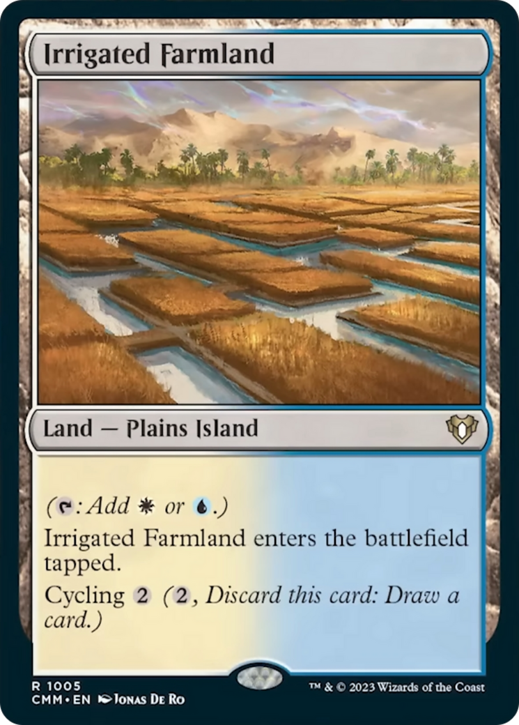 Irrigated Farmland [Commander Masters] | Webway Games