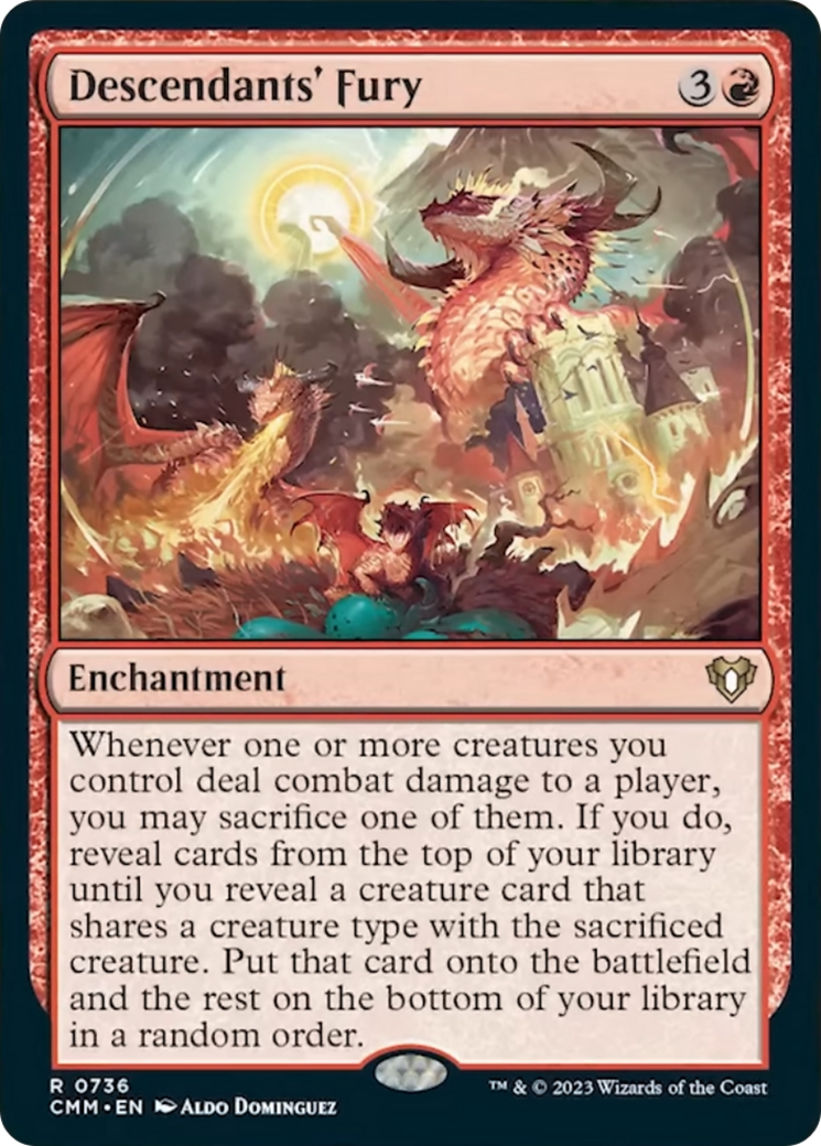 Descendants' Fury [Commander Masters] | Webway Games